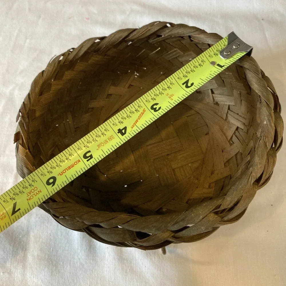 Decorative Woven Basket With Stand